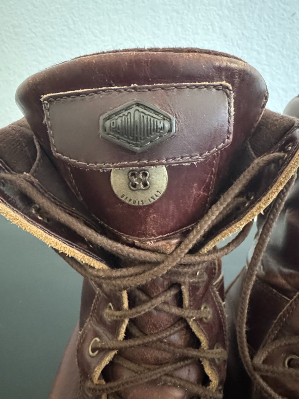 Palladium Depuis 1947 Leather Boots - Picture 4 of 9